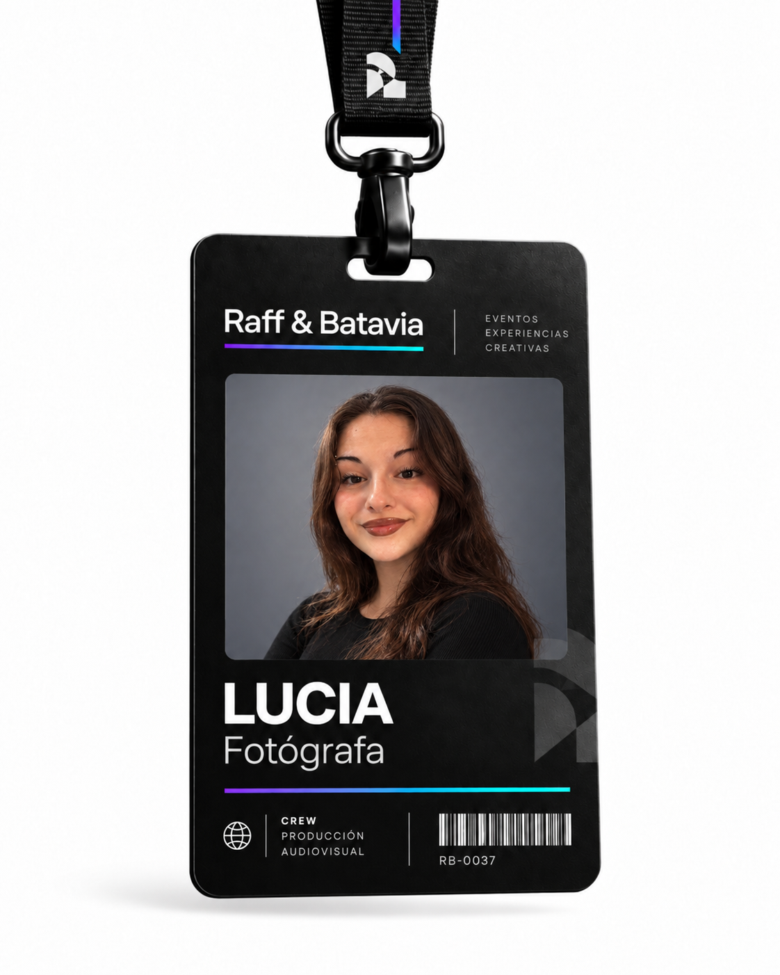 Acreditación de Lucía Hermoso